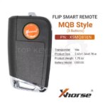 Xhorse Smart Flip Remote Key MQB Style 3 Buttons XSMQB1EN - Image 3