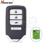 Xhorse XZBT43EN Honda Universal Smart Remote Key PCB 4 Button with hatch shell