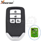 Xhorse XZBT40EN Honda Universal Smart Remote Key PCB 4 Button with shell