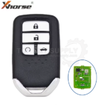 Xhorse XZBT40EN with shell Honda Universal Smart Remote Key PCB 4 Button with trunk