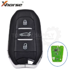 Xhorse XZPG00EN Peugeot Citroen DS Universal Smart Remote Key PCB 3 Button with shell