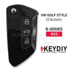 KEYDIY Universal Flip Remote Key VW Golf Style 3 Buttons B33 - Image 2
