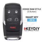 KEYDIY Universal Smart Proximity Remote Key Dodge RAM Style 5 Button ZB18 - Image 2