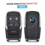 KEYDIY Universal Smart Proximity Remote Key Dodge RAM Style 5 Button ZB18 - Image 3
