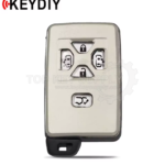 KEYDIY KD TDB05-5 Smart Key Universal Remote 5 Button with 4D Transponder For Toyota Lexus 0780 6221 0140 3370 5290 F433 A433 0500 6601 0111