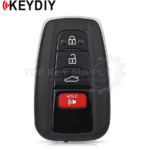 KEYDIY KD TDB36-4 Smart Key Universal Remote 4 Button with 4D Transponder For Toyota Lexus 0140 3370 5290 F433 A433 0500 6601 0111 6221