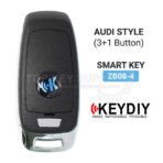 KEYDIY Universal Smart Proximity Remote Key Audi Style 4 Buttons ZB08-4 - Image 3