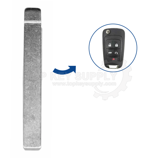2010-2021 GMC Buick Chevrolet Opel Insignia Mokk Remote Flip Key Blade HU100 (AFTERMARKET)