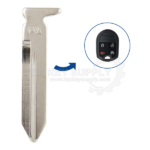 Ford Lincoln Mercury Remote Head Key Blade Replacement HA Stamp H75 - Aftermarket
