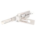 Lishi Style ABS Master Lock Cylinder 2-in-1 Decoder and Pick