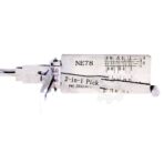 Original Lishi NE78 2-in-1 Decoder and Pick for Peugeot - Image 4