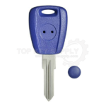Fiat key with blue GT15R key blade (Aftermarket)