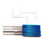 GOSO 4pcs Blue Dimple Lock Picks Mul-T-Lock Kaba Lock Opening Tool - Image 2