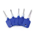 GOSO 5-Pieces Cross Lock Try-out Keys Lock Repairing Tools Locksmith