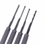 HUK 4pcs Silver Bullet Dimple Lock Picks Mul-T-Lock Kaba Lock Picking Tool - Image 2
