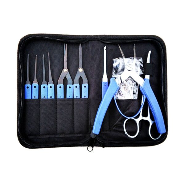 KLOM Broken Key Extractor Set Plus 19pcs Lock Pick Set Repair Locksmith Tools