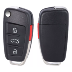 2005-2010 Audi / 4-Button Remote Flip Key / PN: 8P0 837 220E / NBG009272T / 315MHz (Aftermarket) - Image 2