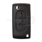 2008-2016 Citroen C3 C4 Peugeot 308 5008 6490FS / 6490FT Flip Remote Key 0523 FSK Model With Van 433Mhz (Aftermarket)