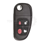 2001-2008 Jaguar S-Type / 4-Button Flip Key / NHVWB1U241 / 315Mhz (Aftermarket)