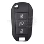 2012-2020 Citroen C4 Cactus 1608504480 / 1608504380 Flip Remote Key With Light 433Mhz (Aftermarket)