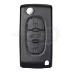 2008-2016 Citroen C3 C4 Peugeot 308 5008 6490FS / 6490FT Flip Remote Key 0523 FSK Model With Trunk 433Mhz (Aftermarket)