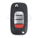 2015-2017 Smart Fortwo Forfour (W453) / 4-Button Flip Key / VA2 / CWTWB1G767 / 434 MHz (Aftermarket)