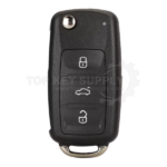 2018-2021 VW Caddy Transporter 5K0837202BH / 5K0837202DH Flip Remote Key 433Mhz - IMMO 4.5 (Aftermarket)