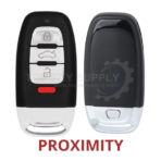 2009-2016 Audi / 4 Button Smart Key / PN: 8T0959754G / IYZFBSB802 / Comfort Access / 315 MHz (AFTERMARKET) - Image 2