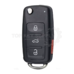 2011-2016 Volkswagen / 4-Button Flip Key / PN: 5K0837202AK / NBG010206T / HU66 / PROX / 315 MHz (Aftermarket)