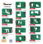 2025 Xhorse MQB48 No Disassembly No Soldering 13 Full Set Adapters XDNPM3GL Work with Multi-Prog, VVDI Prog, Key Tool Plus
