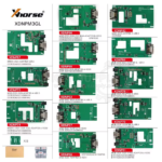 2025 Xhorse MQB48 No Disassembly No Soldering 13 Full Set Adapters XDNPM3GL Work with Multi-Prog, VVDI Prog, Key Tool Plus
