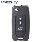 2015-2020 Jeep Renegade Fiat 500X / 4-Button Flip Key / PN: FI5-AM433TX / 2ADFTFI5AM433TX (AFTERMARKET) - Image 2