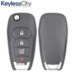 2016-2019 Chevrolet Cruze / 4-Button Flip Key / PN: 13514135 / LXP-T004 / 433 Mhz / XL8 (AFTERMARKET)