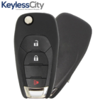 2019-2022 Chevrolet / 3-Button Remote Flip Key / PN: 13522783 / LXP-T003 (AFTERMARKET)