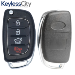 2017-2020 Hyundai Sonata / 4-Button Remote Flip Key / PN: 95430-C1210 / TQ8-RKE-4F25 (LF 4BT)