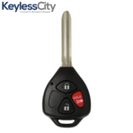 2015-2019 Toyota Yaris / 3-Button Remote Head Key / PN: 89070-52G50 / HYQ12BBY (H Chip) (AFTERMARKET) - Image 2