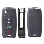2015-2020 Jeep Renegade Fiat 500X / 4-Button Flip Key / PN: FI5-AM433TX / 2ADFTFI5AM433TX (AFTERMARKET) - Image 3