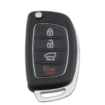 2016-2019 Hyundai Tucson / 4-Button Remote Flip Key / PN: 95430-D3010 / TQ8-RKE-4F25 / (AFTERMARKET) - Image 4