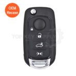 Fiat Ducato Tipo 500X Opel Movano 6000627314 / 6000631224 Flip Remote Key 433Mhz 4A (Only PCB OEM)
