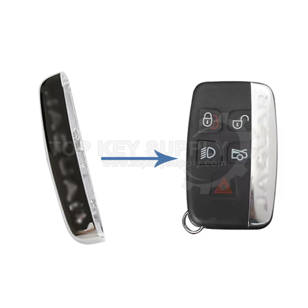 Key Shell Metal Edge Side Strip Replacement With Jaguar XE XJL XF