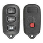 1998-2008 Toyota / 4-Button Keyless Entry Remote / GQ43VT14T / 89742-AA030 (AFTERMARKET)
