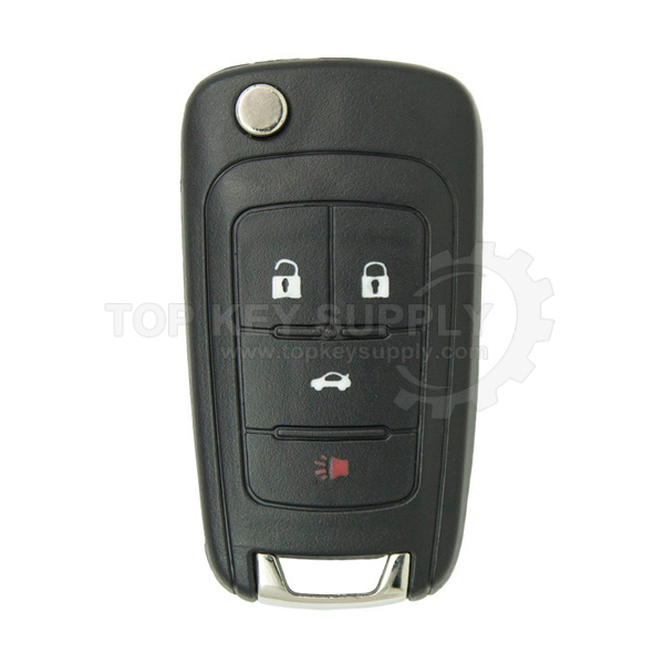 2013-2018 Buick Encore La Crosse 4-Button Flip Remote Key / OHT01060512 (AFTERMARKET)