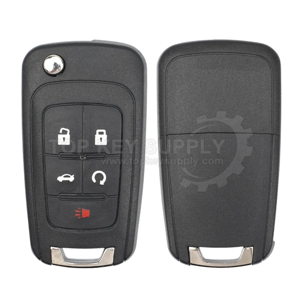 2014-2020 Chevrolet Cruze Impala Malibu / 5-Button Flip Remote Key / OHT05918179 (AFTERMARKET)
