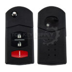 2004-2008 Mazda 6 / RX8 / 3-Button Flip Key / PN: GP7A-67-5RYB / KPU41788 (AFTERMARKET)