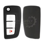 2014-2019 Nissan Rogue / 3-Button Flip Key / PN: 28268-4BA1A / CWTWB1G767 / (AFTERMARKET)