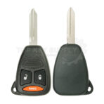 2004-2013 Dodge / Mitsubishi / 3-Button Remote Head Key / KOBDT04A / (AFTERMARKET)