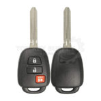 2013-2021 Toyota RAV4 Highlander / 3-Button Remote Head Key / GQ4-52T (H Chip) (AFTERMARKET)