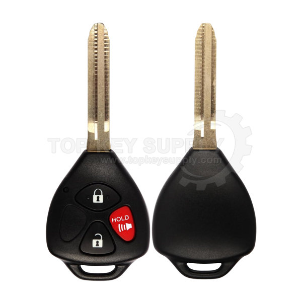 2008-2013 Toyota / 3-Button Remote Head Key / PN: 89070-0T030 / GQ4-29T / (4D67) (AFTERMARKET)