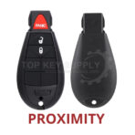 2008-2016 Jeep Chrysler / 3-Button Fobik Key / PN: 56046733AE / IYZ-C01C / Keyless Go Fobik (AFTERMARKET)