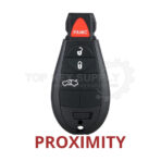 2008-2014 Chrysler Dodge / 4-Button Fobik Key / PN: 05026886AI / IYZ-C01C / Keyless Go Fobik (AFTERMARKET) - Image 2